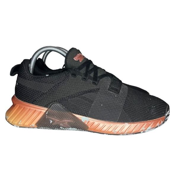 Reebok Women's Flashfilm 2.0 Running Shoes in Black / Rose Gold Size 8 - Picture 2 of 9